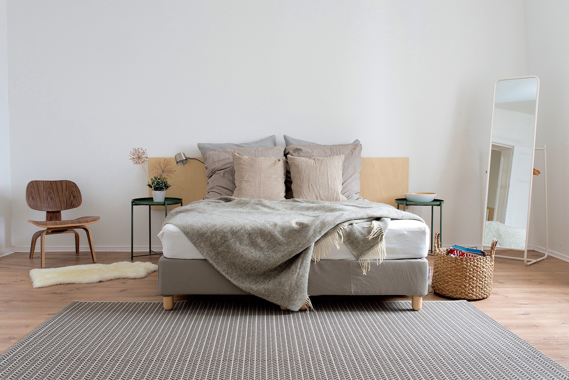 Boxspringbett in ASAP Living Wohnung